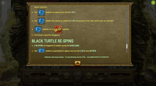 Four Divine Beasts Slot Machine Wild Symbol Screen