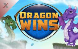Dragon Wins slot logo