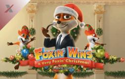 Foxin' Wins A Very Foxin' Christmas slot logo