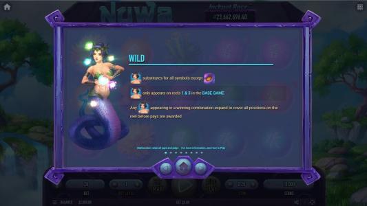Nuwa Slot Machine Wild Symbol Screen
