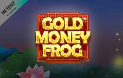 Gold Money Frog slot logo