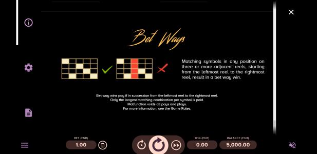 Slot Machine Paylines Screen