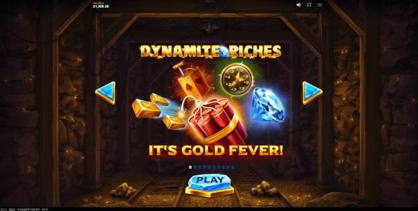 Dynamite Riches Slot Machine Megaways Feature Screen