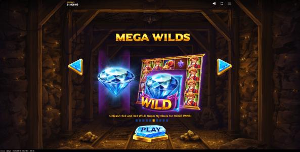 Dynamite Riches Slot Machine Mega Wilds Screen