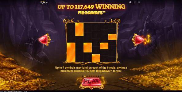 Dragons Fire Megaways Slot Machine Megaways Winning Feature Screen