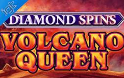 Volcano Queen Diamond Spins slot logo