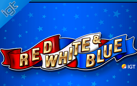 Red White and Blue slot logo