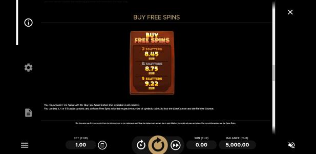 Serengeti Kings Slot Machine Free Spins Bonus Screen