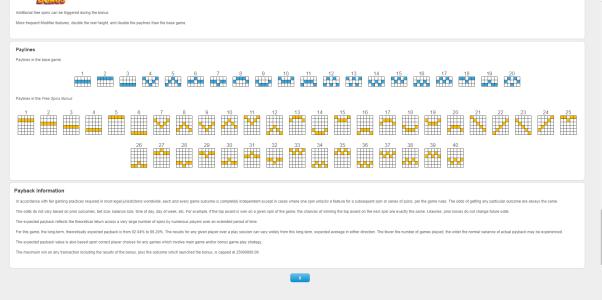 Little Green Men Nova Wilds Slot Machine Paylines Screen