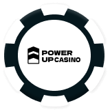 PowerUp Casino Bonus Chip logo
