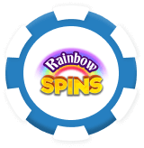 Rainbow Spins Casino Bonus Chip logo
