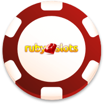 Ruby Slots Casino Bonus Chip logo