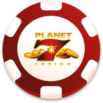 Planet 7 Casino Bonus Chip logo
