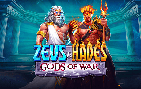 Zeus vs Hades Gods of War slot logo