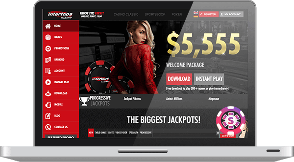 intertops casino games