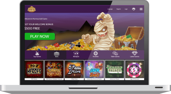mummys gold casino games