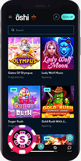 Oshi Casino mobile