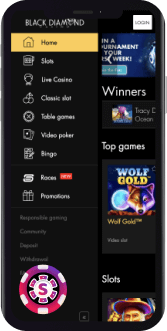 black diamond casino mobile