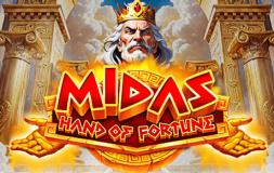 Midas: Hand of Fortune slot logo
