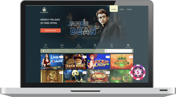 casinia casino games