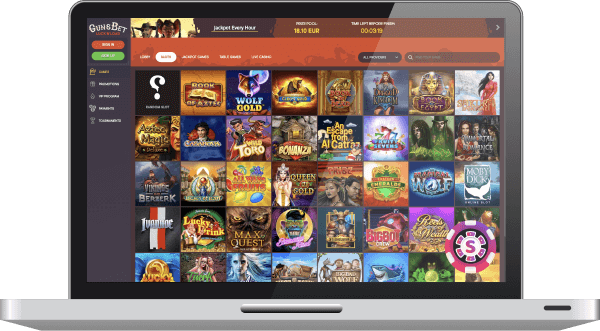 gunsbet casino games