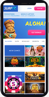 Surf Casino mobile
