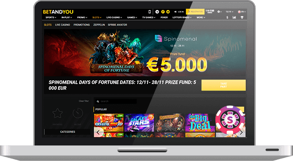 betandyou casino games