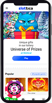 Slottica Casino mobile