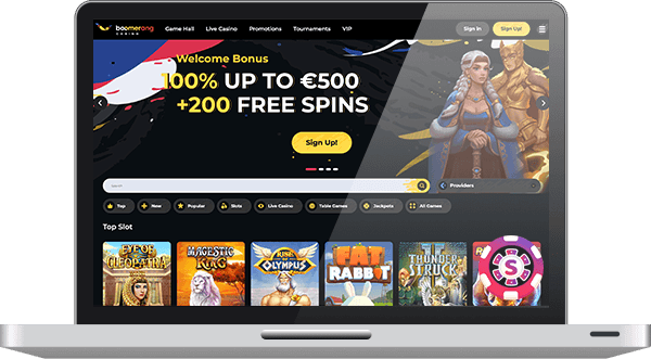 Boomerang Casino games