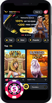 Boomerang Casino mobile
