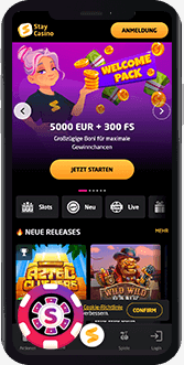 StayCasino mobile
