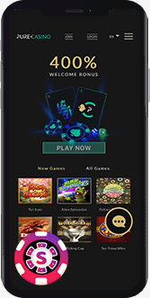 Pure Casino mobile