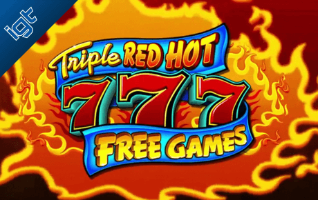 Triple Red Hot 7s slot with 3 reel