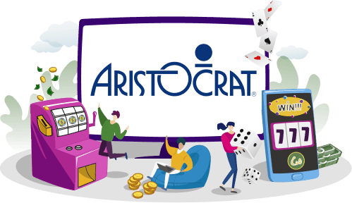 Players rejoice in winnings at Aristocrat Casino 