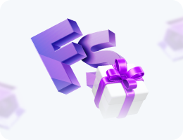 Free spins inscription and gift image