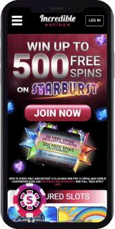 incredible spins casino mobile