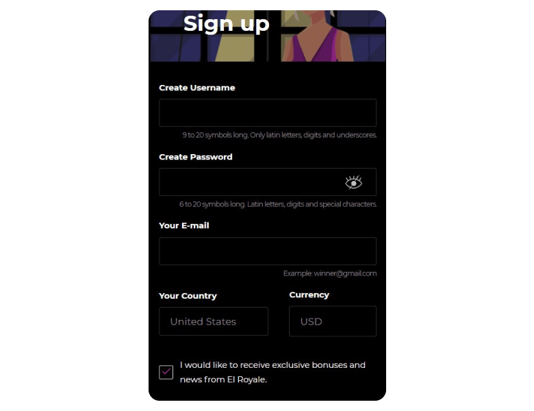 Screenshot of the bonus offer at the casino with the Claim Now button