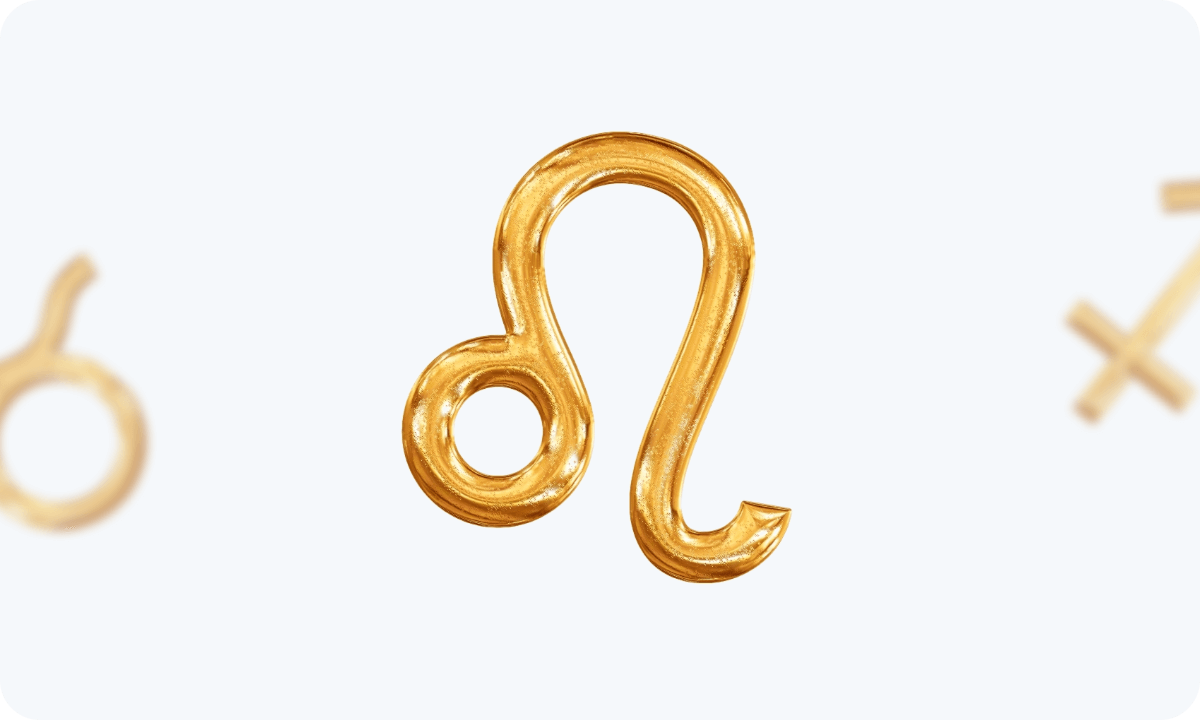 Astrological symbol of the Leo zodiac sign