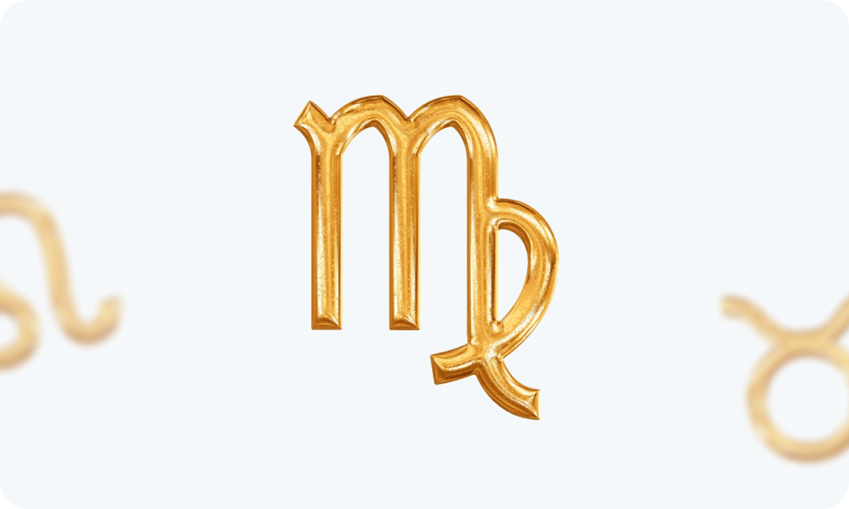 Astrological symbol of the Virgo zodiac sign