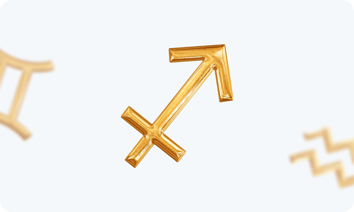 Astrological symbol of the Sagittarius zodiac sign