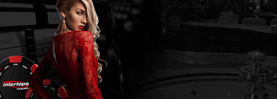 The girl in the promotional image of Intertop Casino, licensed by Kahnawake Comission