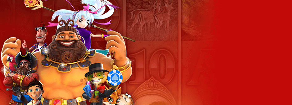 Slot characters on Golden Tiger Casino Promo Image