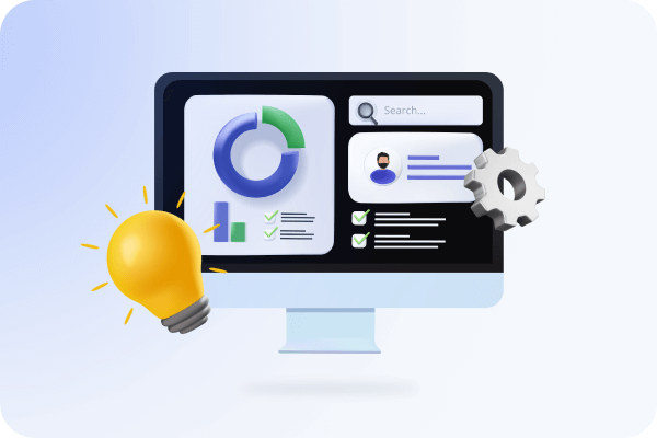 Online casino interface