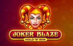 Joker Blaze Hold N Win slot logo
