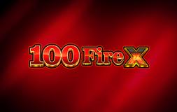 100 FIRE X slot logo