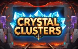Crystal Clusters slot logo