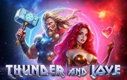 Thunder and Love slot logo