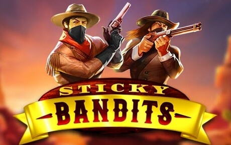 Sticky Bandits slot logo