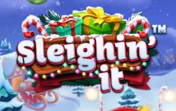Sleighin' It slot logo