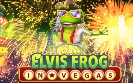 Elvis Frog slot logo
